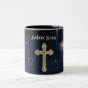 Tasse 2 Couleurs Jean 3:16