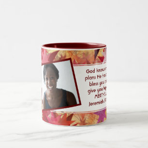 Tasse 2 Couleurs JEREMIAH 29:11 Modèle photo chrétien