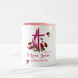 Tasse 2 Couleurs Jésus