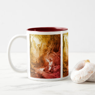 Tasse 2 Couleurs Jésus Agonie Dans Le Jardin Art Religieux