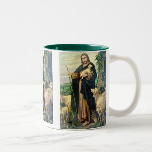 TASSE 2 COULEURS JÉSUS-CHRIST LE BON BERGER