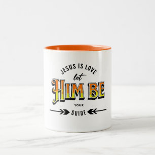 Tasse 2 Couleurs Jésus est amour