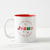 Jésus est la raison Festive Noël saison