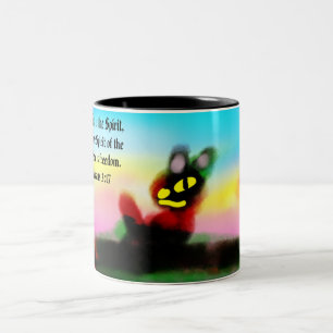 Tasse 2 Couleurs jesus liberté