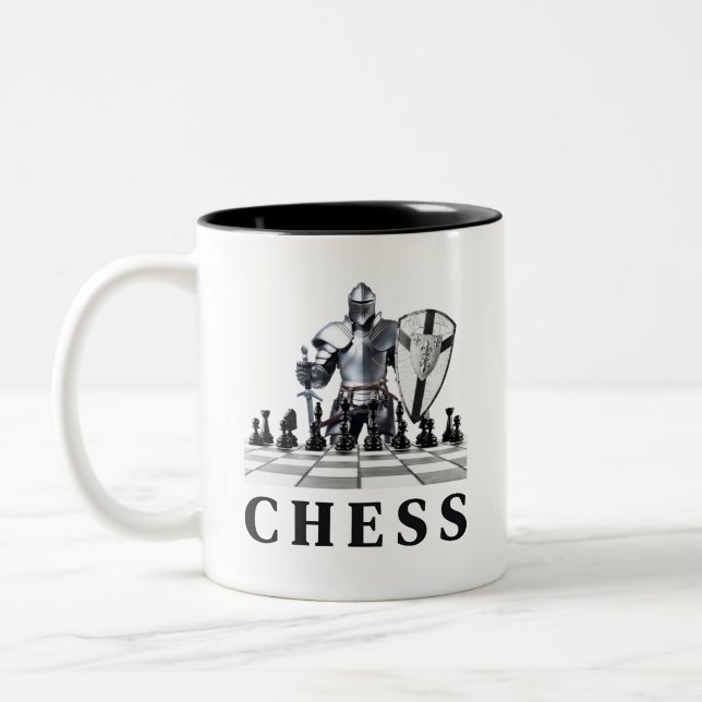 Tasse 2 Couleurs Jeu D'Échecs, Stratégique, Penser À L'Avance, Matt (Gauche)