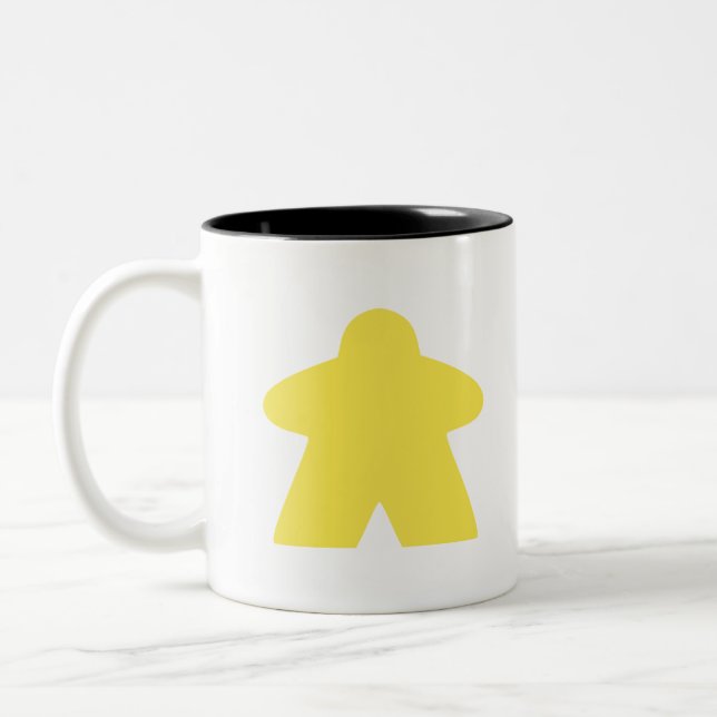 Tasse 2 Couleurs Jeu Jaune de la carte de membre (Gauche)