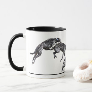 Tasse 2 Couleurs Jeux de scottish deerhounds