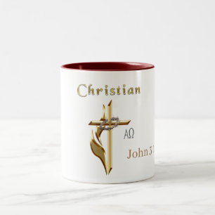 Tasse 2 Couleurs Jn 3:16