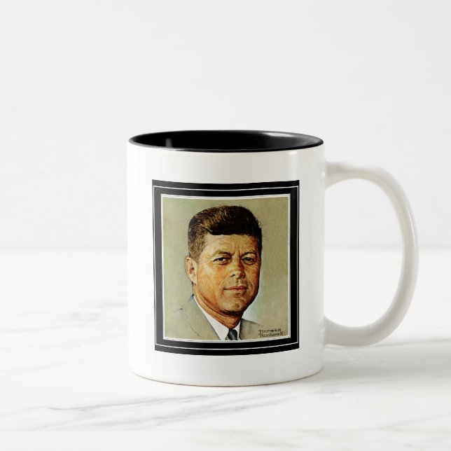 Tasse 2 Couleurs John F. Kennedy DANS MEMORIAM 2 (Droit)