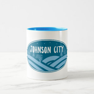 Tasse 2 Couleurs Johnson City Tennessee Extérieur