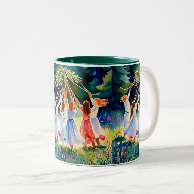 Tasse 2 Couleurs Joie de mi-été (Devant droit)