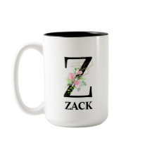 Joli alphabet floral Z