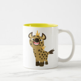 Tasse 2 Couleurs Joli dessin souriant Hyena Magnet