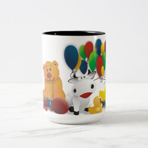 Tasse 2 Couleurs Joli motif pour enfants