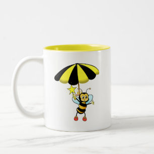Tasse 2 Couleurs Jolie abeille