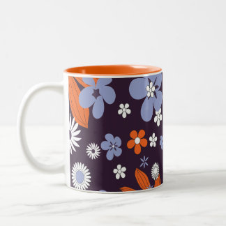 Tasse 2 Couleurs Jolies fleurs