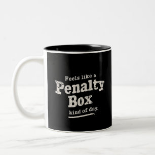 Tasse 2 Couleurs Joueur de hockey qui a l'impression d'être dans un