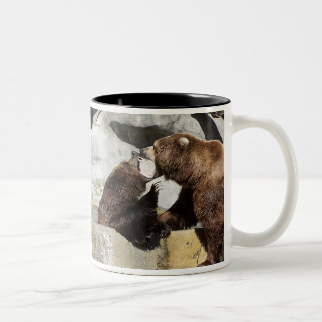 TASSE 2 COULEURS JOUR AU ZOO (Droit)