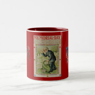 Tasse 2 Couleurs Jour commémoratif vintage Les chutes