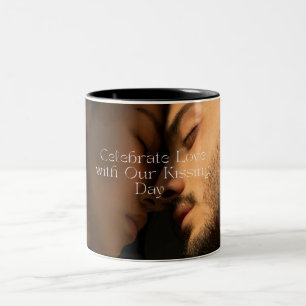 Tasse 2 Couleurs Jour de bisous
