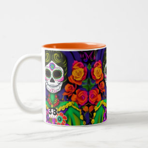 Tasse 2 Couleurs Jour des morts