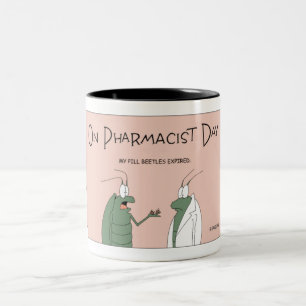 Tasse 2 Couleurs Jour du pharmacien