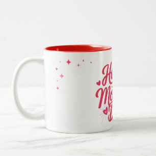 Tasse 2 Couleurs Joyeuse fête des mères beau design