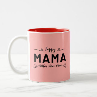 Tasse 2 Couleurs Joyeuse MAMA - Mère Maman Maman