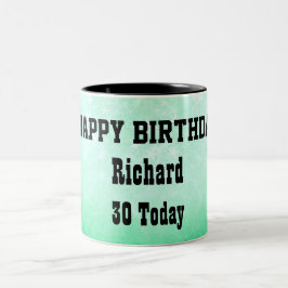 Tasse 2 Couleurs Joyeux 30e anniversaire Personnalisé