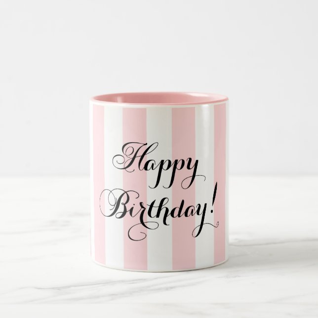 Tasse 2 Couleurs Joyeux anniversaire (Centre)