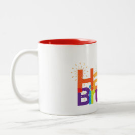Tasse 2 Couleurs Joyeux anniversaire