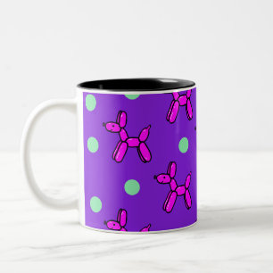 Tasse 2 Couleurs Joyeux Chiens À Balles