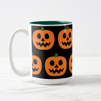 Tasse 2 Couleurs Joyeux Jack-O-Lantern