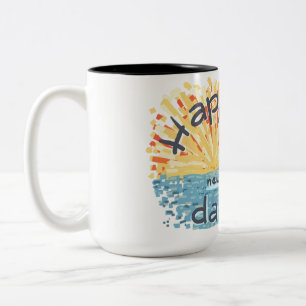 Tasse 2 Couleurs Joyeux Jour !