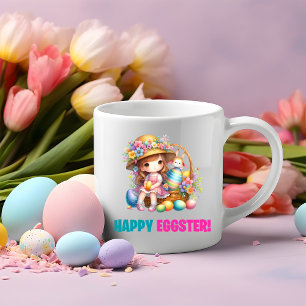 Tasse 2 Couleurs Joyeux Jour de Pâques - Lapin