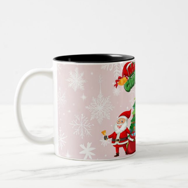Tasse 2 Couleurs joyeux noël 2025 (Gauche)