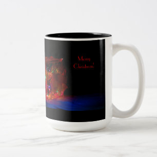 Tasse 2 Couleurs Joyeux Noël en brique légère