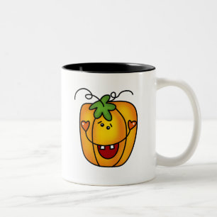 Tasse 2 Couleurs Joyeux tee-shirts et cadeaux Jack-o'-lantern