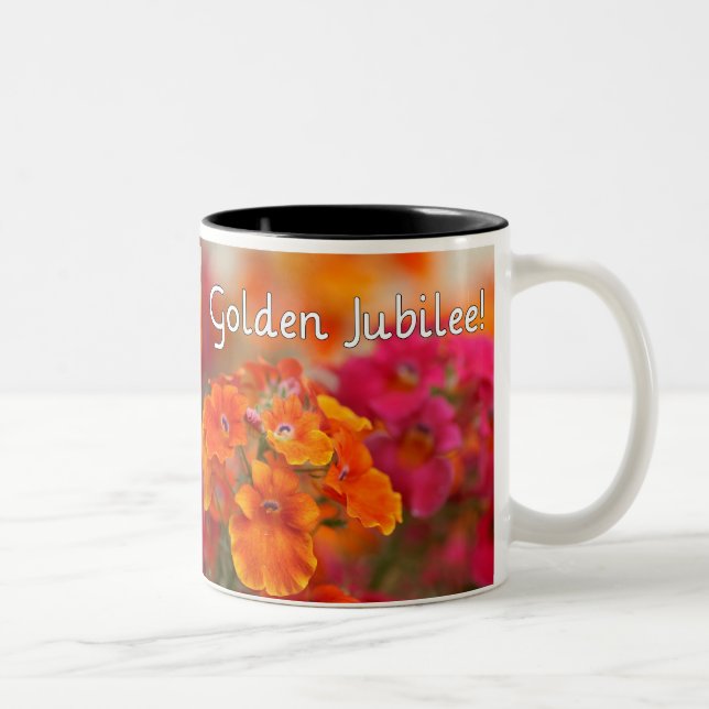 Tasse 2 Couleurs Jubilé de nonnes cinquantième--Cadeaux de (Droit)