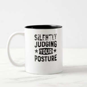 Tasse 2 Couleurs Juger silencieusement votre position