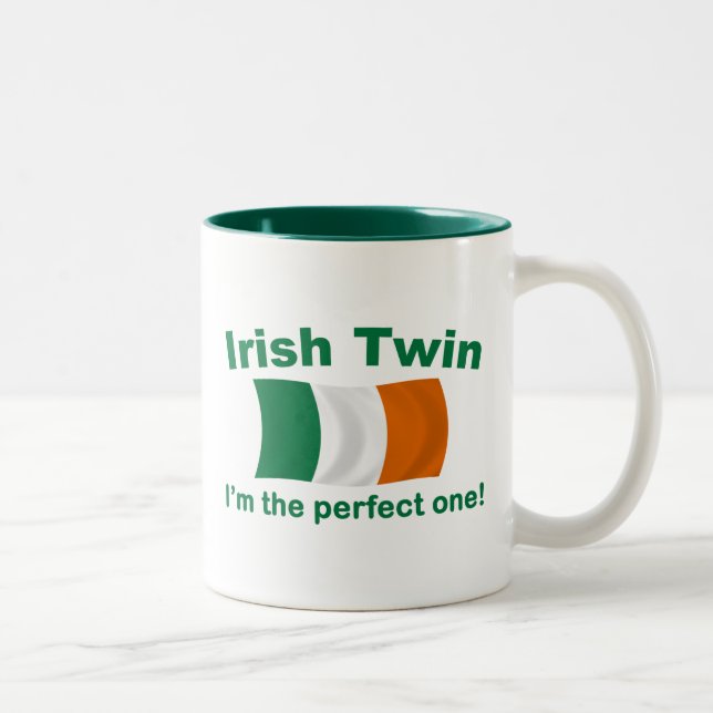 Tasse 2 Couleurs Jumeau irlandais parfait (Droit)