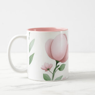 Tasse 2 Couleurs Jus de lait rayé Lilac