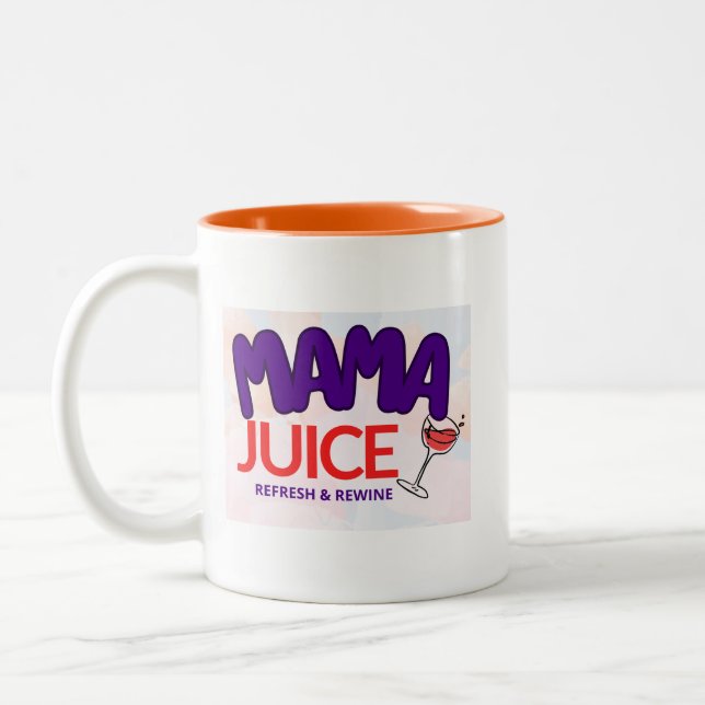 Tasse 2 Couleurs Jus MaMa - Rafraîchissement et vin (Gauche)