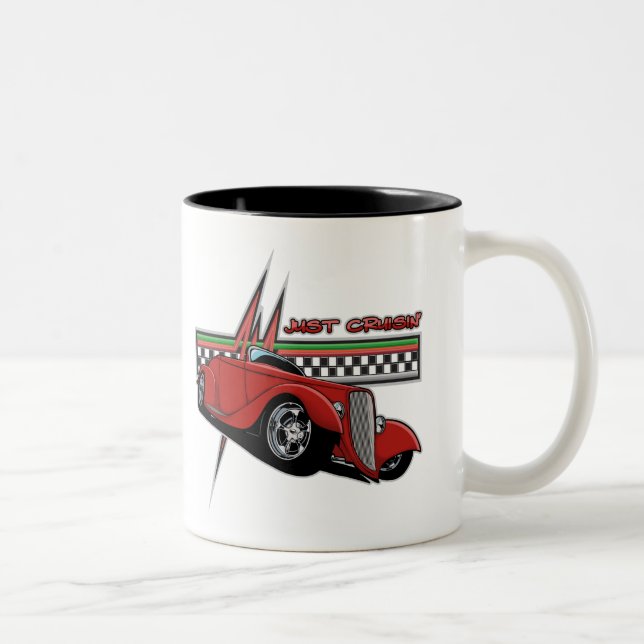 Tasse 2 Couleurs Juste hot rod de Cruisin (Droit)