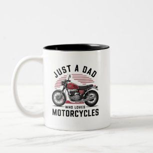 Tasse 2 Couleurs Juste Un Père Qui Aime La Moto