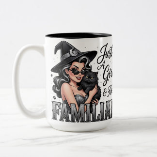 Tasse 2 Couleurs Juste Une Fille & Son Familier