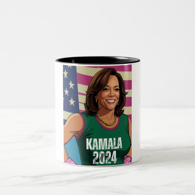 TASSE 2 COULEURS KAMALA HARRIS 2024 (Centre)