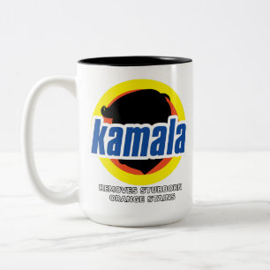 Tasse 2 Couleurs Kamala supprime les taches orange têtues