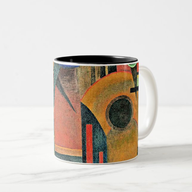 Tasse 2 Couleurs Kandinsky - Silence Brown (Devant droit)