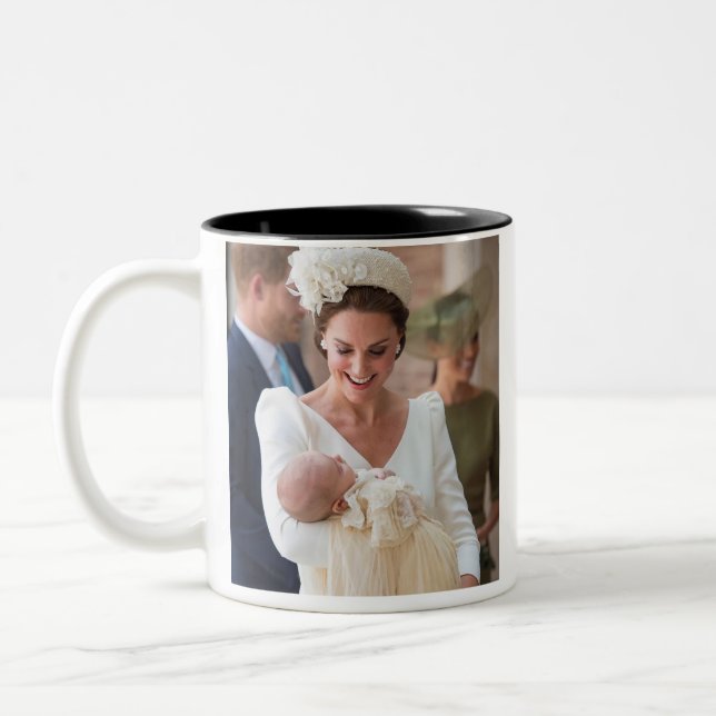 Tasse 2 Couleurs Kate Middleton et Prince Louis (Gauche)